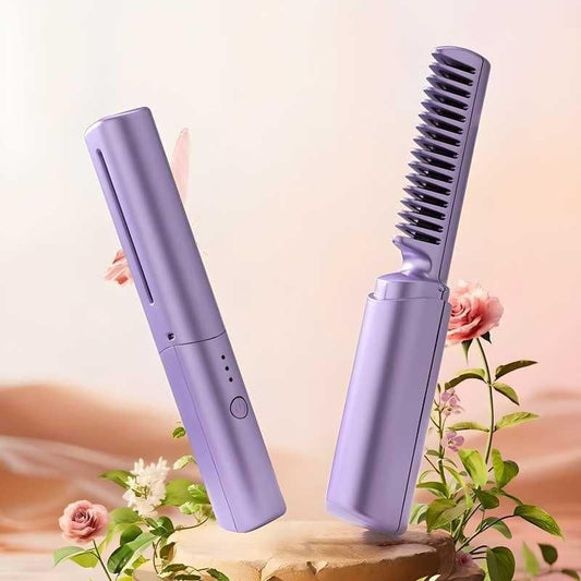 Premium Meneflix Portable Mini Hair Straightener & Hot Combo ✨